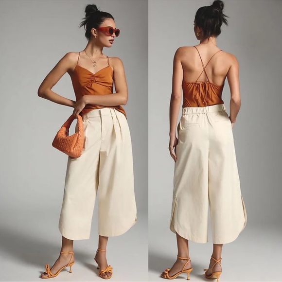 BNWT — Mare Mare for Anthropologie Curved Hem Chino Pants — Size MD - Picture 1 of 8